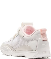 kate spade new york K As In Kate Suede and Mesh Signature Logo Sneakers