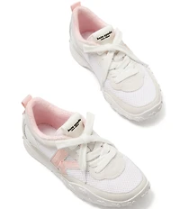 kate spade new york K As In Kate Suede and Mesh Signature Logo Sneakers