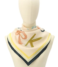 kate spade new york Kate Spade Scribble Silk Square Scarf