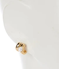 kate spade new york Keep Sparkling Round Double Huggie Hoop Earrings