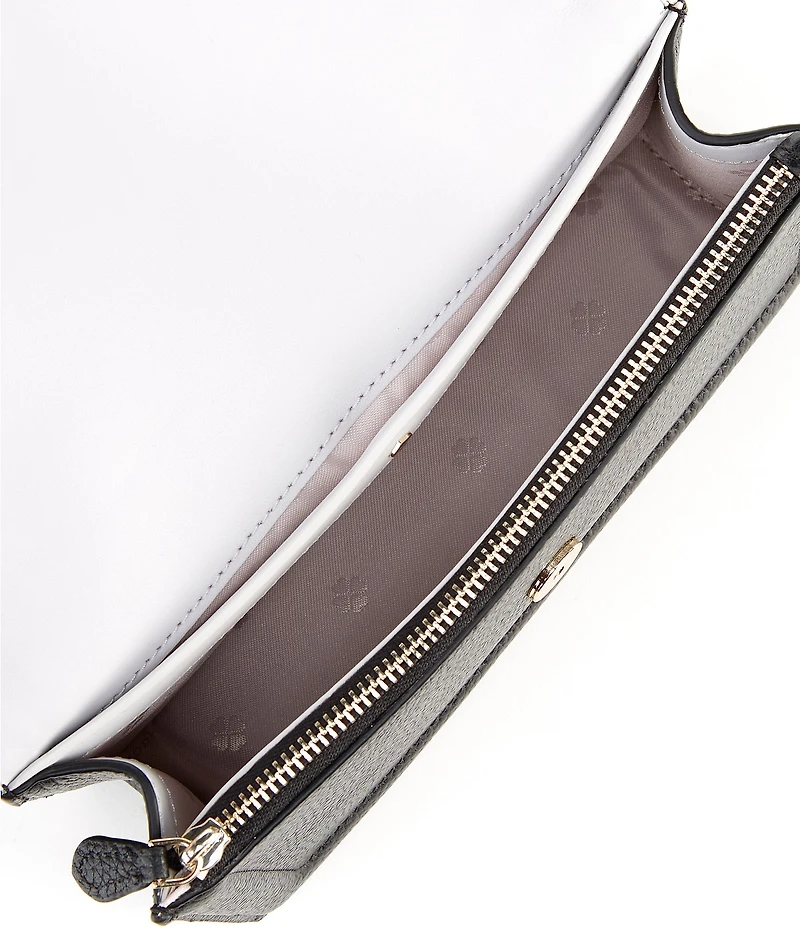 kate spade new york Knott Pebbled Leather Flap Crossbody Bag