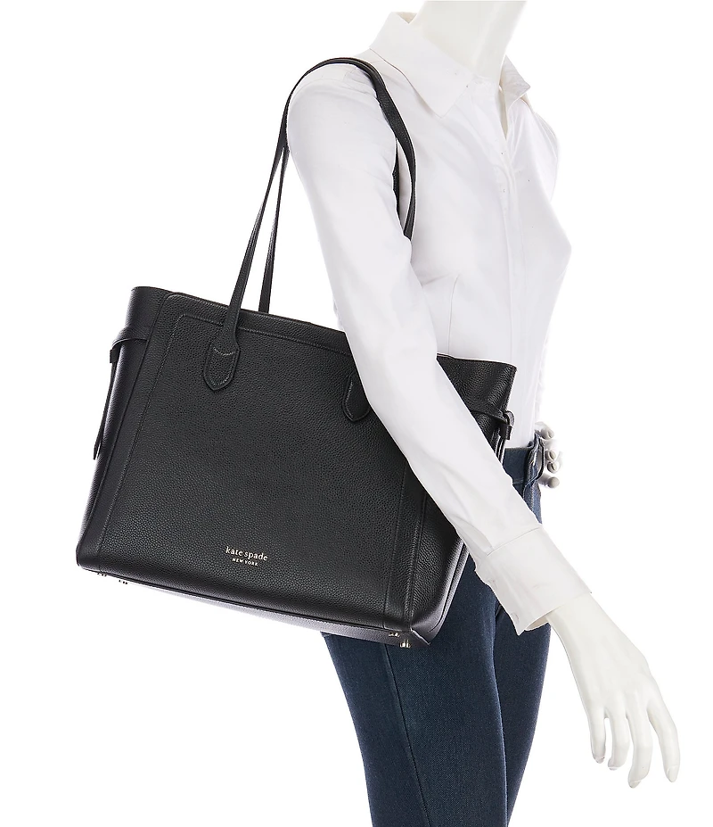 kate spade new york Knott Pebbled Leather Large Tote Bag