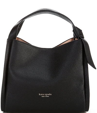 kate spade new york Knott Pebbled Leather Medium Crossbody Hobo Bag