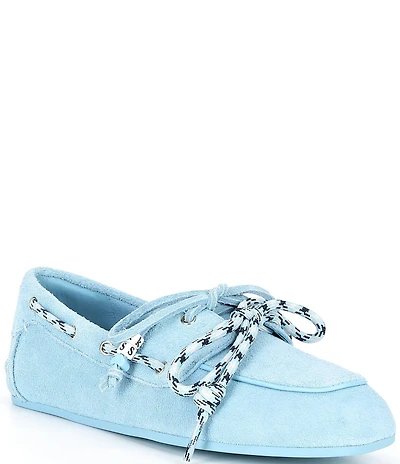 kate spade new york Know The Ropes Suede Slip On Boat Shoes