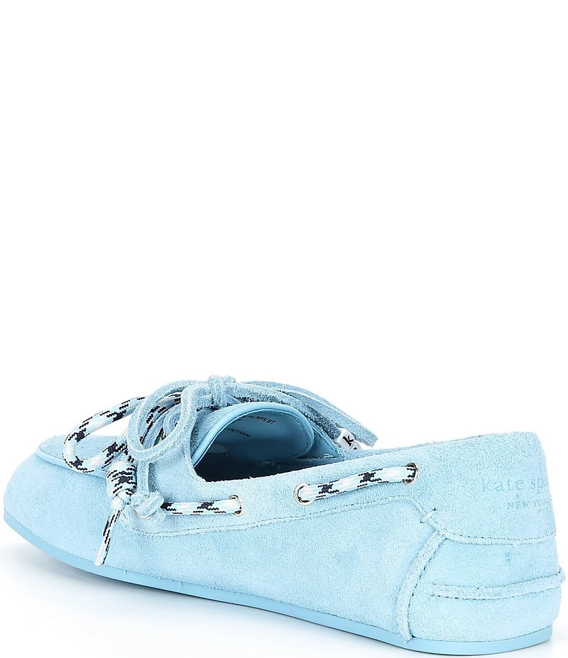 kate spade new york Know The Ropes Suede Slip On Boat Shoes