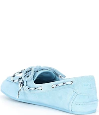 kate spade new york Know The Ropes Suede Slip On Boat Shoes