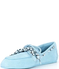 kate spade new york Know The Ropes Suede Slip On Boat Shoes
