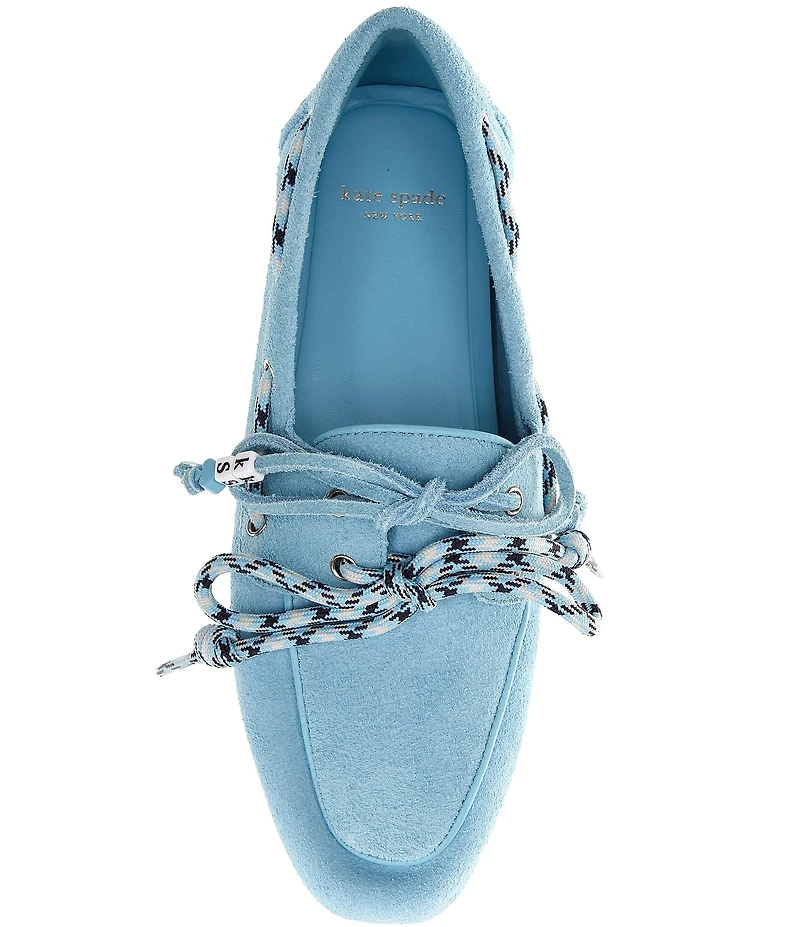 kate spade new york Know The Ropes Suede Slip On Boat Shoes