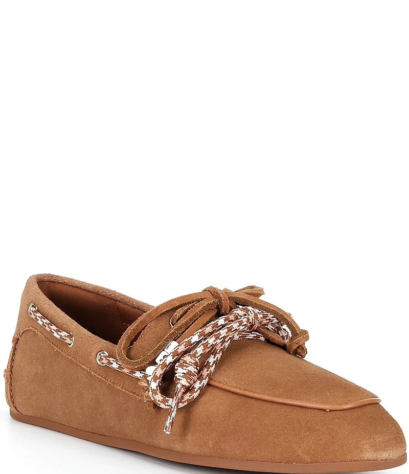 kate spade new york Know The Ropes Suede Slip On Boat Shoes