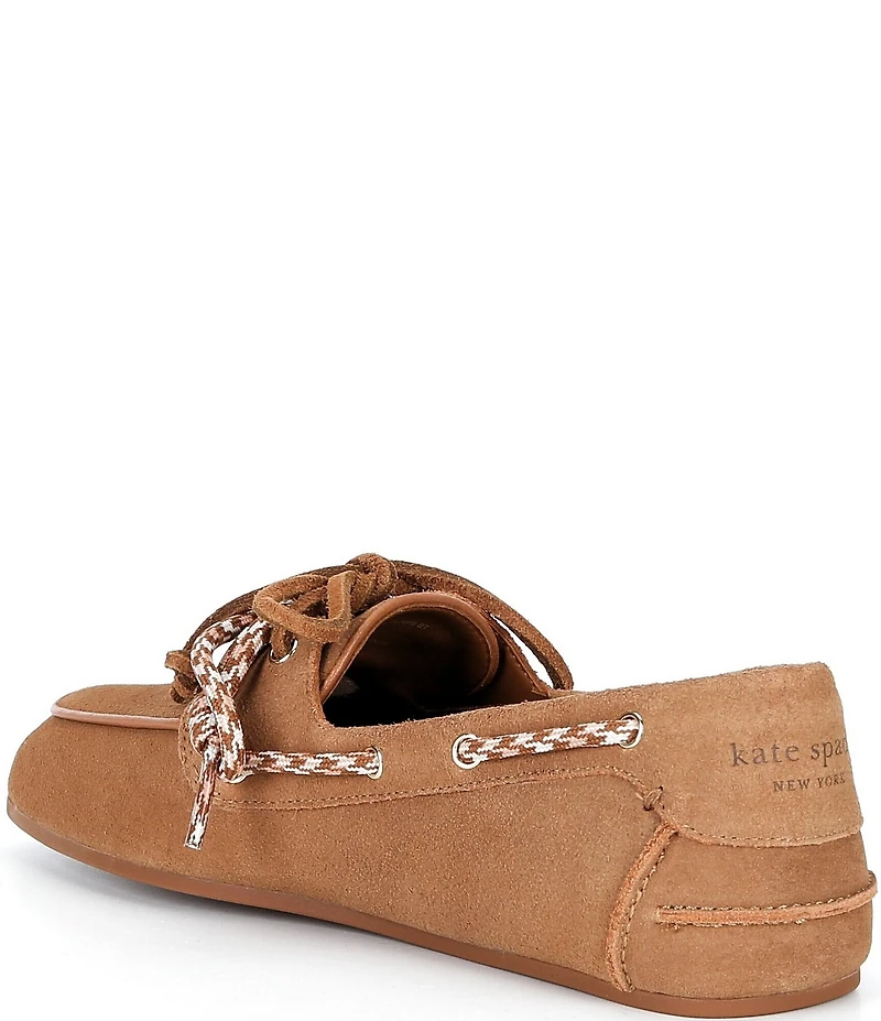 kate spade new york Know The Ropes Suede Slip On Boat Shoes