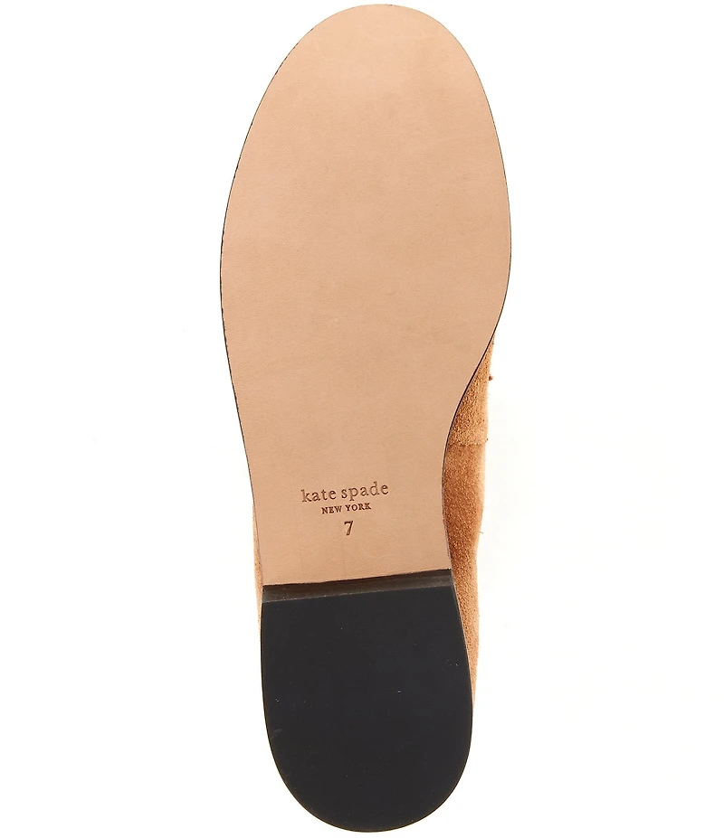 kate spade new york Leather Penni Lug Loafers