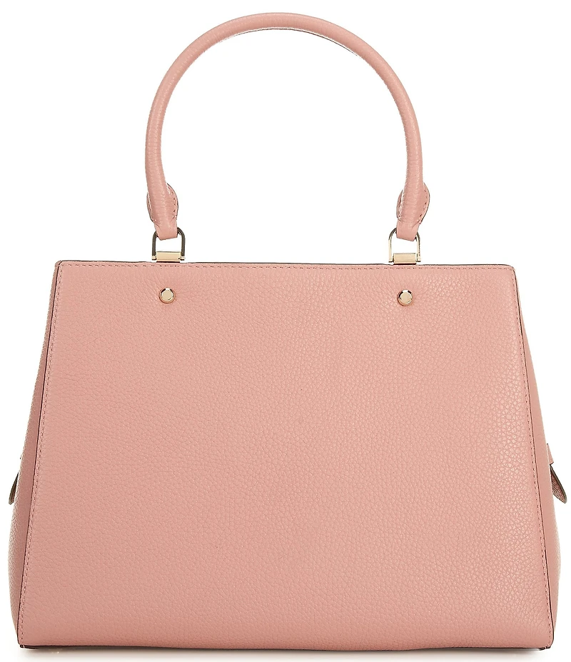 kate spade new york Leila Pebbled Leather Medium Triple Compartment Satchel Bag