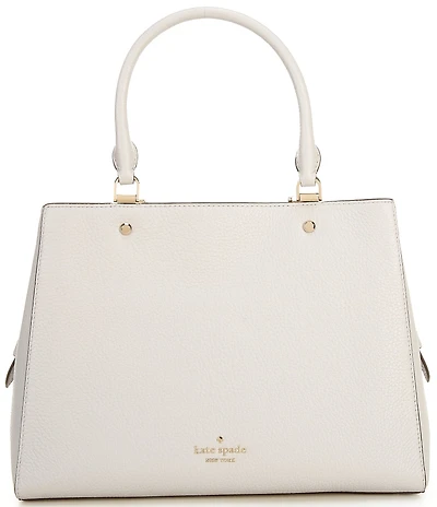 kate spade new york Leila Pebbled Leather Medium Triple Compartment Satchel Bag