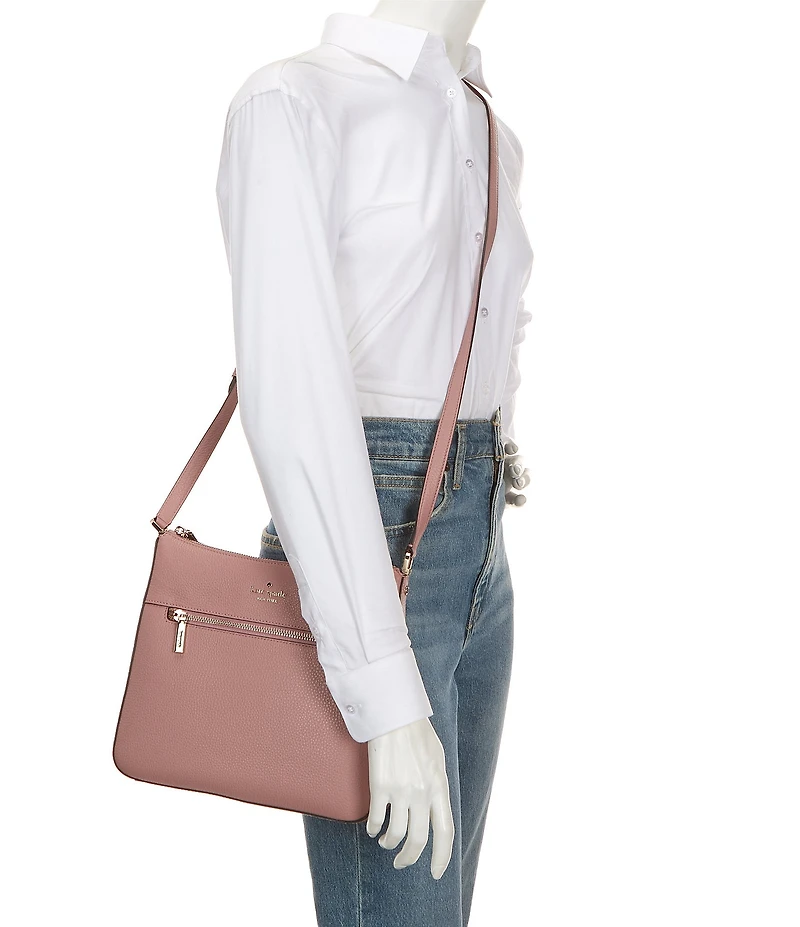 kate spade new york Lena Pebbled Leather Swingback Crossbody Bag