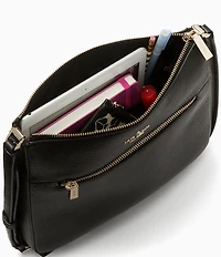 kate spade new york Lena Pebbled Leather Swingback Crossbody Bag