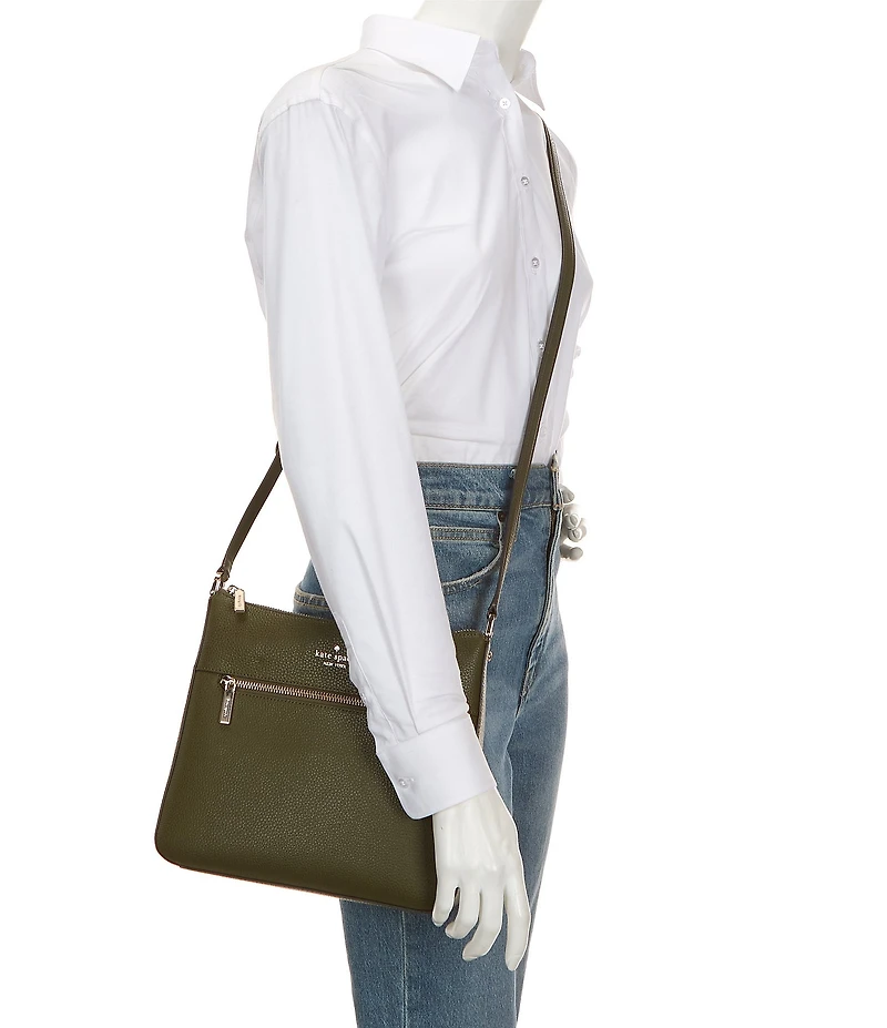 kate spade new york Lena Pebbled Leather Swingback Crossbody Bag