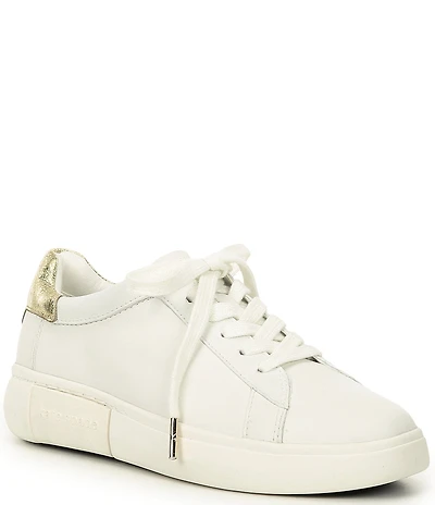 kate spade new york Lift Leather Gold Detail Sneakers