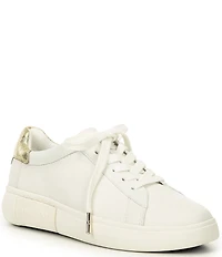 kate spade new york Lift Leather Gold Detail Sneakers