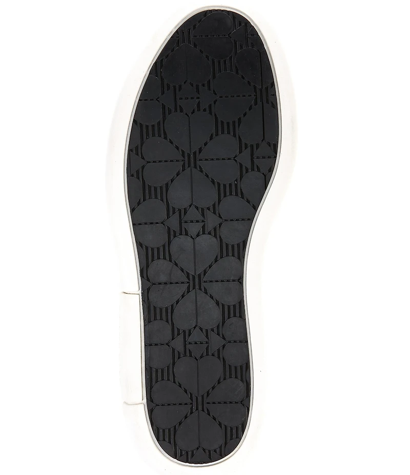 kate spade new york Lift Leather Gold Detail Sneakers