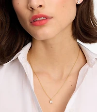 kate spade new york Little Luxuries Crystal Short Pendant Necklace