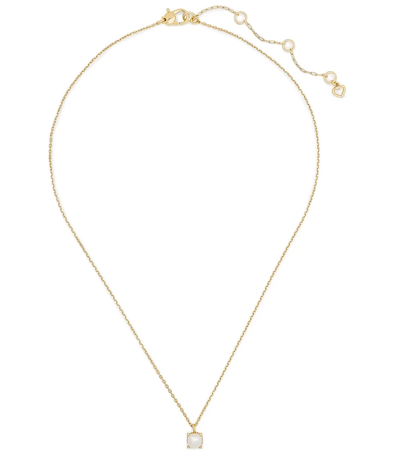 kate spade new york Little Luxuries Pearl Short Pendant Necklace