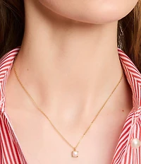 kate spade new york Little Luxuries Pearl Short Pendant Necklace