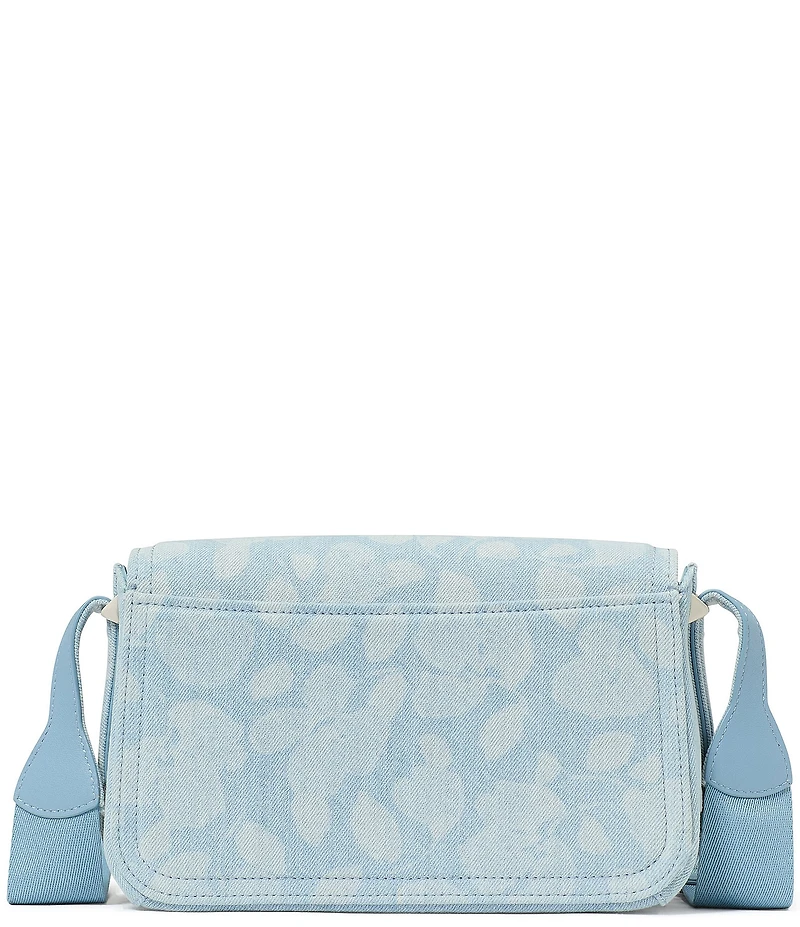 kate spade new york Liv Denim Spade Flower Small Flap Crossbody Bag