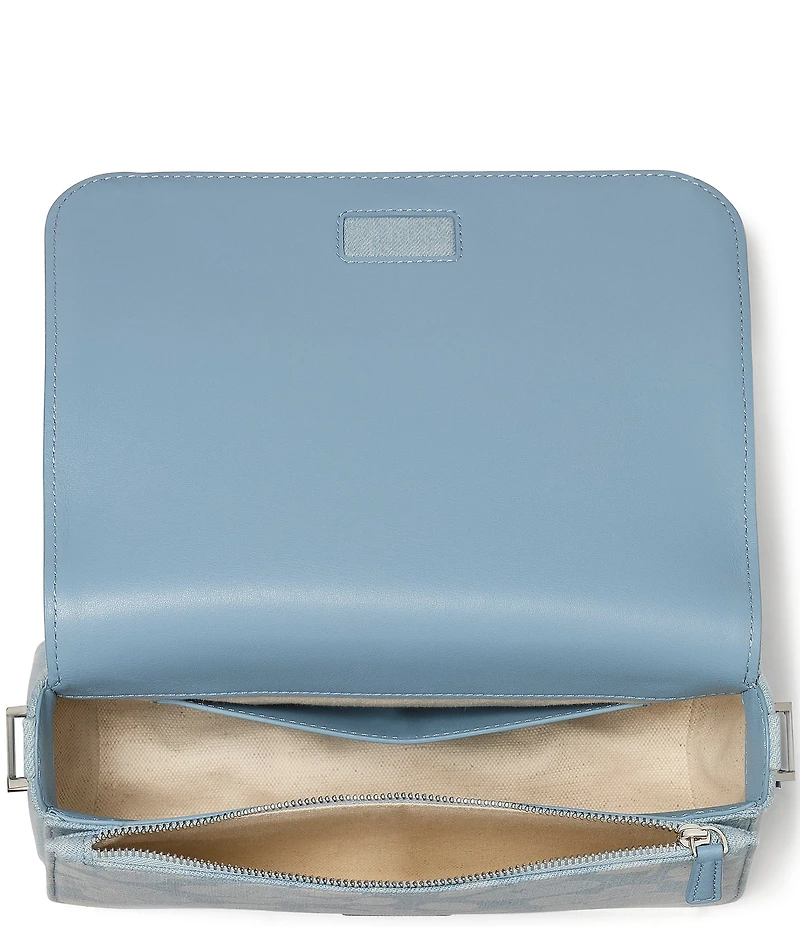 kate spade new york Liv Denim Spade Flower Small Flap Crossbody Bag
