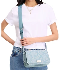 kate spade new york Liv Denim Spade Flower Small Flap Crossbody Bag