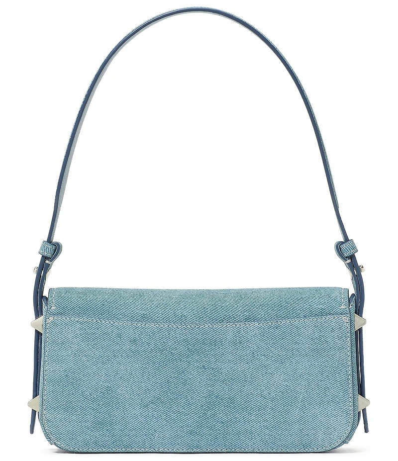 kate spade new york Liv Denim Suede Small East-West Shoulder Bag