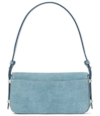 kate spade new york Liv Denim Suede Small East-West Shoulder Bag
