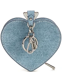 kate spade new york Liv Heart Denim Suede Coin Purse