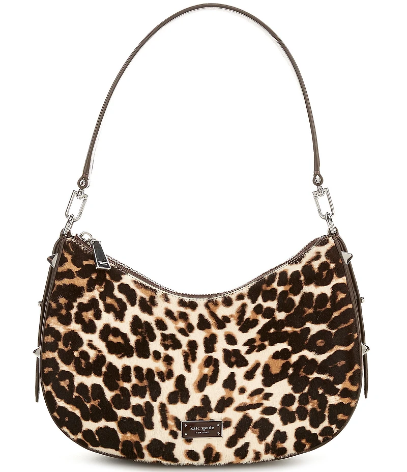 kate spade new york Liv Leopard Haircalf & Leather Convertible Shoulder