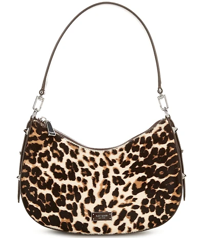 kate spade new york Liv Leopard Haircalf & Leather Convertible Shoulder