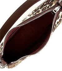 kate spade new york Liv Leopard Haircalf & Leather Convertible Shoulder