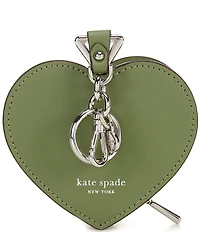 kate spade new york Liv Painterly Bouquet Embossed Leather Heart Coin Purse