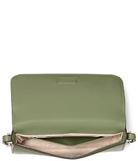 kate spade new york Liv Painterly Bouquet Embossed Leather Small East West Shoulder Bag