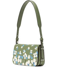 kate spade new york Liv Painterly Bouquet Embossed Leather Small East West Shoulder Bag