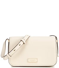 kate spade new york Liv Pebble Leather Small Flap Crossbody Bag