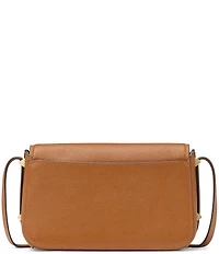 kate spade new york Liv Pebble Leather Small Flap Crossbody Bag
