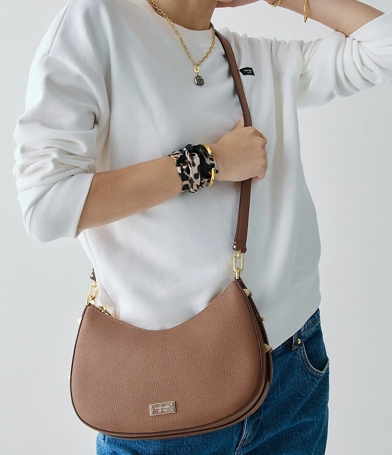 kate spade new york Liv Pebbled Leather Convertible Shoulder Bag