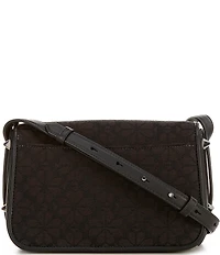 kate spade new york Liv Spade Flower Jacquard Small Flap Crossbody Bag
