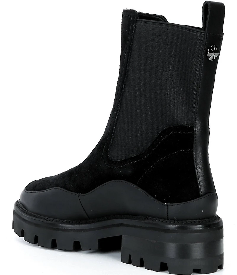 kate spade new york London Suede Chelsea Booties