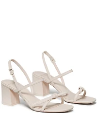 kate spade new york Loop Leather Knotted Block Heel Sandals