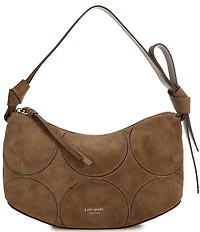 kate spade new york Loop Dot Patchwork Suede Shoulder Bag