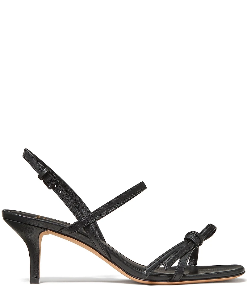 kate spade new york Loop Leather Knotted Strappy Slingback Sandals