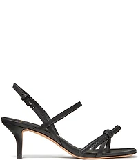 kate spade new york Loop Leather Knotted Strappy Slingback Sandals