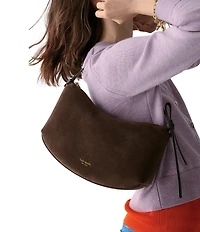 kate spade new york Loop Suede Hobo Shoulder Bag