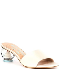 kate spade new york Love Satin Wedding Cake Novelty Heel Dress Slide Sandals