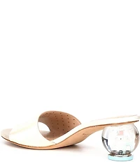kate spade new york Love Satin Wedding Cake Novelty Heel Dress Slide Sandals